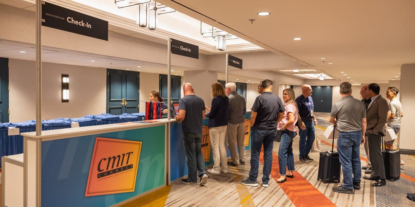 Owners arriving at the CMIT Solutions ConnectLive conference